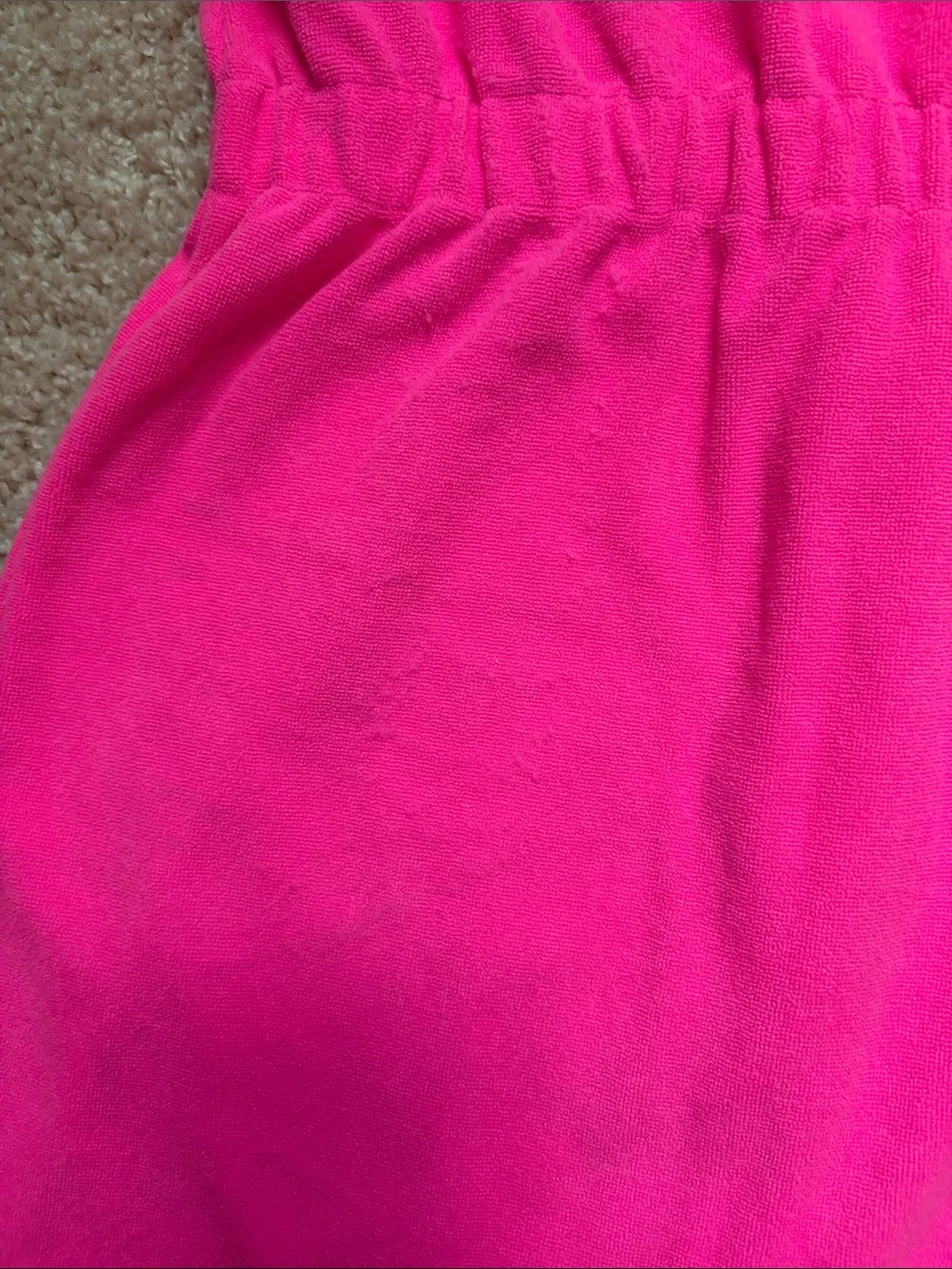 Lilly Pulitzer Bright Hot Pink Hooded Kids Swim Coverup